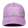 70th Birthday Hat for Men Women - Happy 70th Decorations 1956 - Purple / A