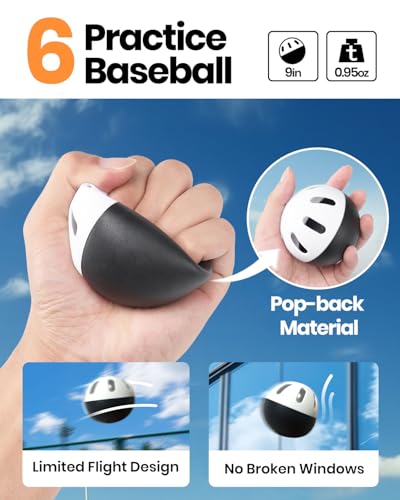 Kids Baseball Bat Set with Strike Zone Target and Accessories - Backyard Play