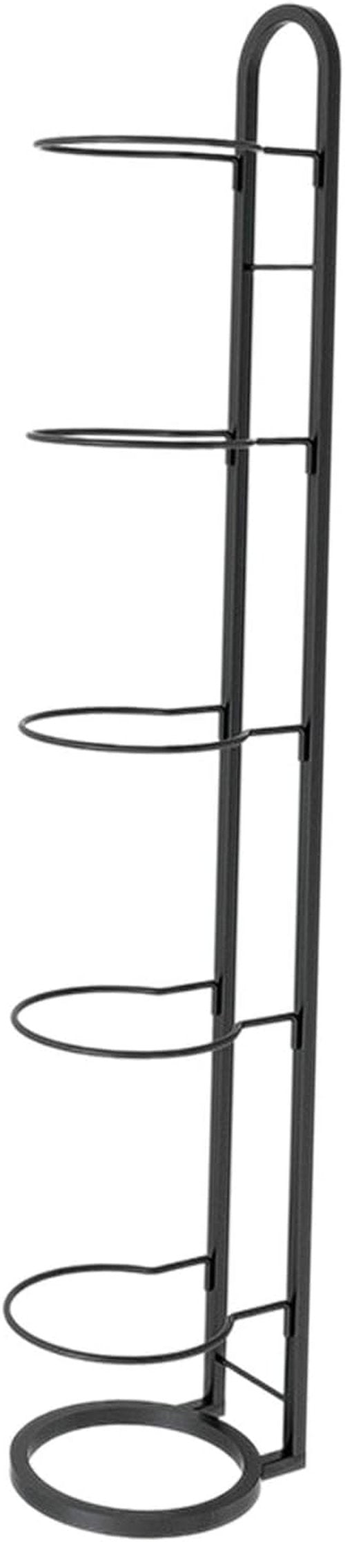Kowaku Vertical Ball Storage | 5-Tier Metal Basketball & Volleyball Rack for Garage Organization
