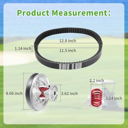Golf Cart Torque Driven Clutch Belt Kit for Yamaha G2-G28 1985-2007