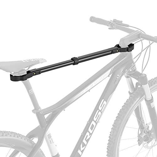Bike Crossbar Adapter for Bike Rack 70lbs - 2 Pack Adjustable Top Tube