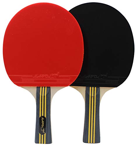 4 Player Table Tennis Set with 4 Paddles & 8 Balls - Portable Carry Case