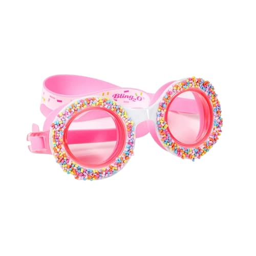 Kids Swim Goggles with Anti-Fog UV Protection Adjustable Strap - Leakproof for Pool Beach & Swim Lessons