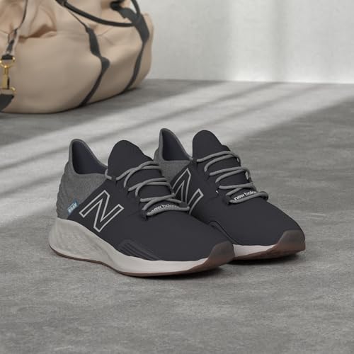 New Balance Women's Fresh Foam Roav Running Shoe - 8.5 Black Light Aluminum