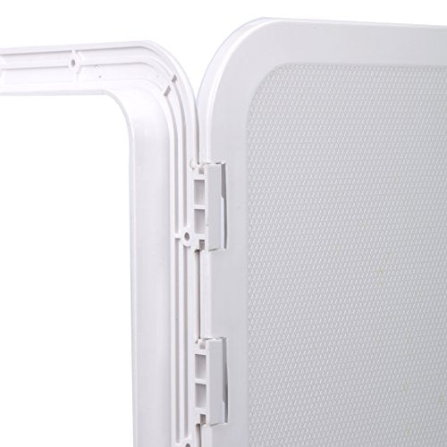 Amarine Made 24" x 14" Boat Hatch - White Deck Hatch with 180° Hinge