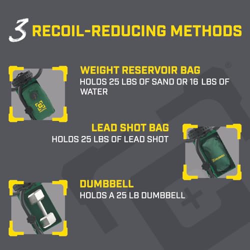 Caldwell Lead Sled Solo 2 Shooting Rest with Weight Reservoir, Recoil-Reducing & Adjustable