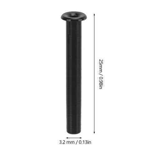 Aoutecen Tennis Racket Grommets Parts, Single Hole Design Nylon Material Tennis Racket Wire Tube Feel Comfortable for Racquet(3.2 * 25mm)