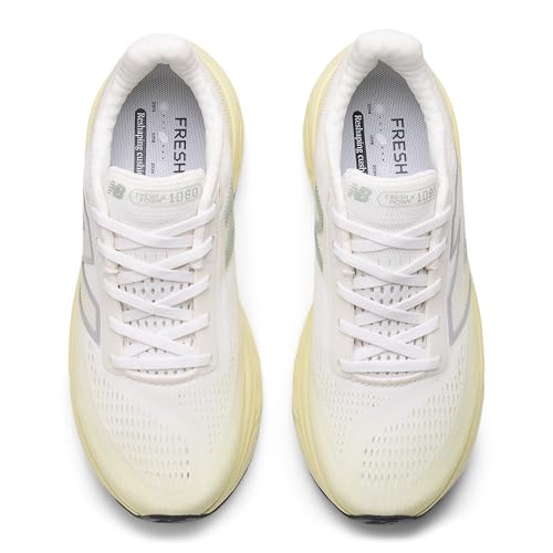 New Balance Women's Fresh Foam X 1080 V14 Running Shoes - Winter Grass/Sea Salt/Mosaic Green, Size 13