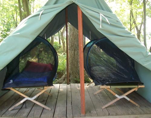 SANSBUG Screen Tent - Instant Pop-Up Mosquito Net Shelter with Strong Mesh & Tarp Floor