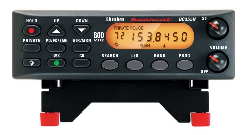 Uniden BC355N 300-Channel Analog Scanner - One Size, Close Call Capture, NOAA Weather, Aviation & Marine