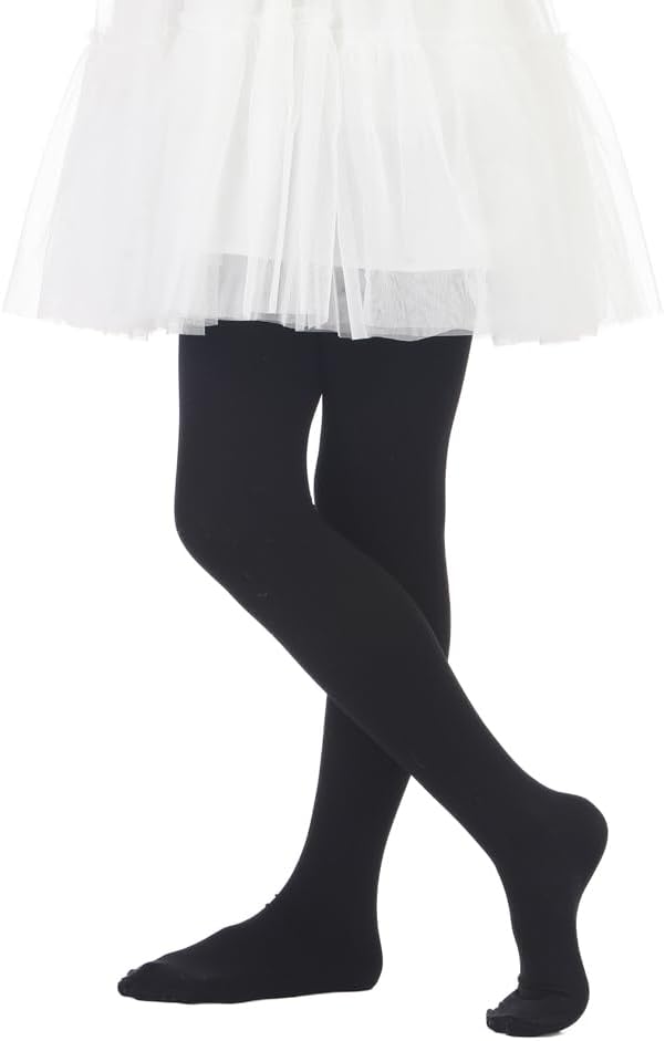 Paralinda Girls Semi-Opaque Tights - 50 Den Soft Comfort for Everyday Wear