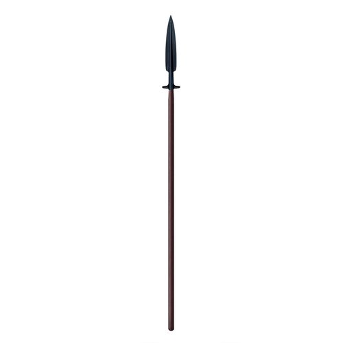 Cold Steel Boar Hunting Spear with 18" SK-5 Blade, Ash Wood Shaft and Sheath, 89" - Long Medieval Tactical Survival Weapon for Combat, Throwing, Self Defense, Outdoor Hiking and Fishing