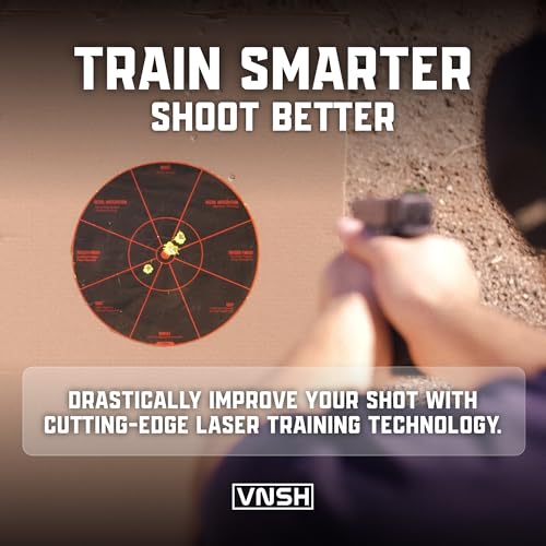 VNSH 9mm Laser Strike Training System - Dry Fire Laser Cartridge for Accurate Shooting Practice