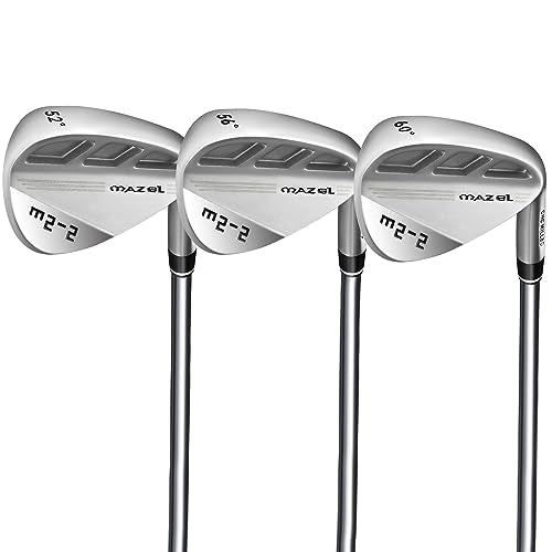 Forged Golf Wedge Set 52 56 60 Degree Milled Face for Men Right Hand - Silver
