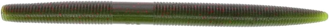 Yamamoto 7" Senko Green Pumpkin | Red Flake with Fading Watermelon Laminate | 5-Pack