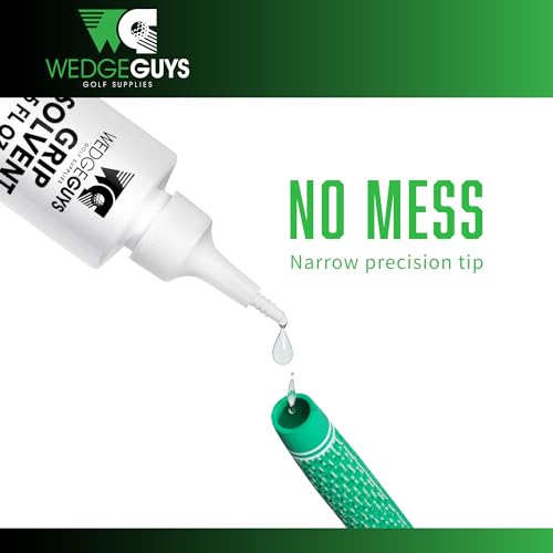 8 Ounce Golf Grip Tape Solvent for Regripping Golf Clubs - Easy Club Repair