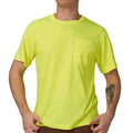 High Visibility Safety T-Shirt XS-6XL with Custom Logo Long Sleeve 5XL Yellow