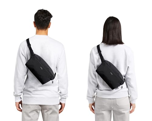 Lightweight Crossbody Sling Bag - Spruce, Expandable, Water-Resistant