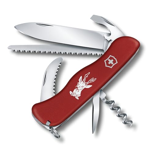 Victorinox Swiss Army Hunter Knife with 12 Functions - Outdoor & Hunting Tool