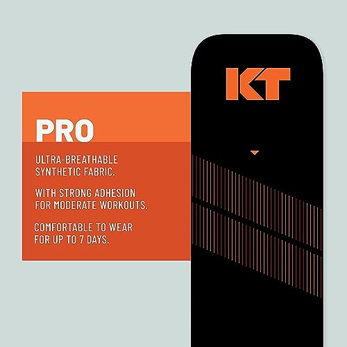 KT Tape PRO Synthetic Elastic Kinesiology Athletic Tape - 150 Precut Strips, Stealth Beige
