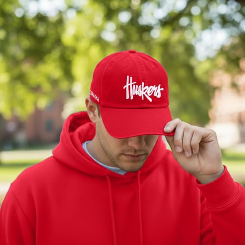 Desert Cactus University of Nebraska Embroidered Baseball Hat - Unisex Cap