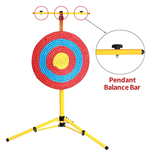 Steel Target Stand for Backyard Archery & Shooting Practice - Adjustable & Durable with Easy Arrow Removal - Variation of Steel Target Stand