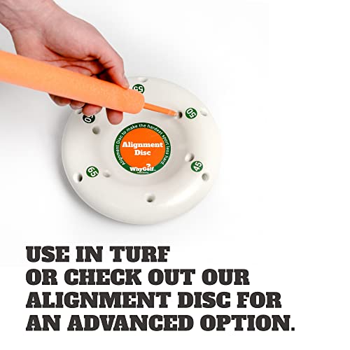 Golf Alignment Rods Set with Padding for Swing Training - Perfect for All Skill Levels