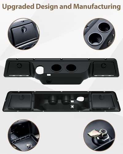 SAUTVS Golf Cart Dashboard for Club Car DS 1982+ | Impact-Resistant Plastic