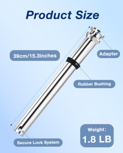 Marine Boat Mount for Starlink Mini Antenna - Stainless Steel, Adjustable & Corrosion-Resistant