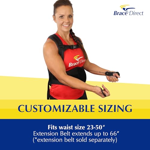 Back Brace TLSO Posture Corrector Orthopedic Support Black - Universal Fit