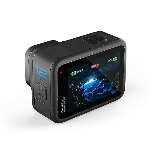 GoPro HERO12 Black Waterproof Action Camera 5.3K60 HD Video 27MP Photos