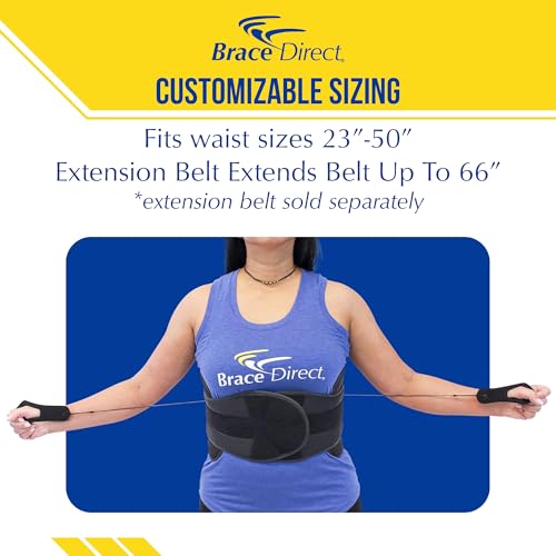 Brace Align VertebrAlign LSO Back Brace for Herniated Disc Relief Black, Universal Fit