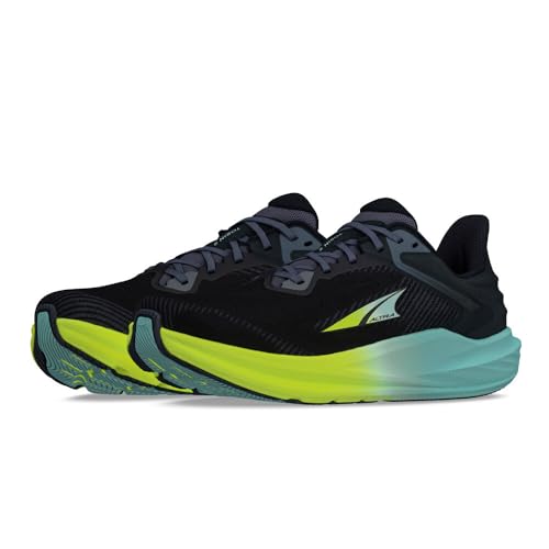 Men's Torin 8 Road Running Shoes - Wide 10.5 Black Lime