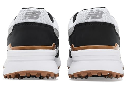 New Balance Men's 997 Golf Shoes White/Black 11 - Waterproof, Lightweight Performance