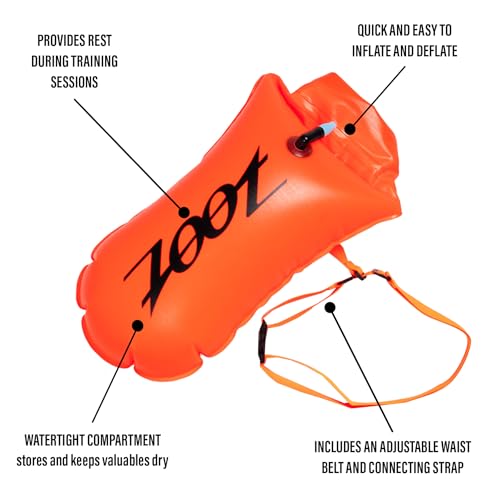 Swim Safety Buoy & Waterproof Dry Bag for Open Water Swimming