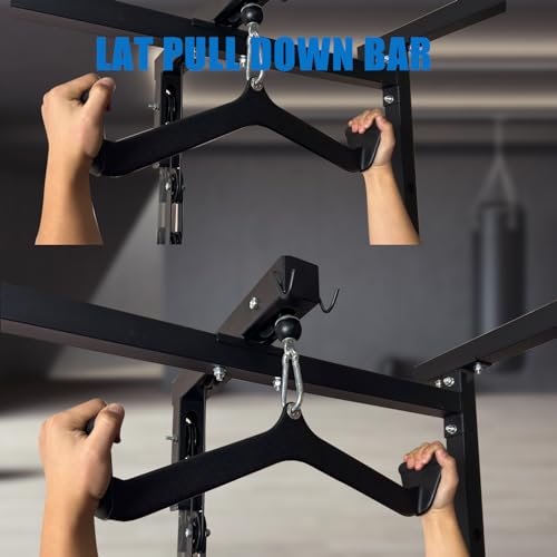 BLUSLM LAT Pulldown Bar Attachments Style 03 - V-Shaped Cable Machine Handle for Back & Triceps