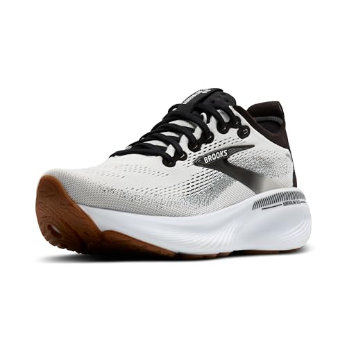 Brooks Women's Adrenaline GTS 25 Running Shoe - White/Black/White, Size 8