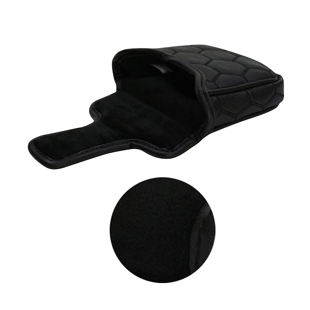 PINMEI Golf Mallet Putter Head Cover Mallet Headcovers Magnetic Club Cover Perfect for Scotty Cameron Odyssey Taylormade Ping (4.7×6 inches)