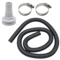 Bilge Pump PVC Hose 3/4 Inch - 6 Ft Flexible Kink-Free with Stainless Steel Clamps & Thru Hull Fitting - Variation of Bilge Pump Hose 3/4 Inch
