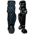 CHAMPRO Umpire Leg Guards 17 Inch Black Protective Baseball Equipment