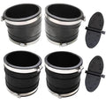 4-Inch Water Shutter Bellows Kit for MerCruiser GM V6 V8 Engines