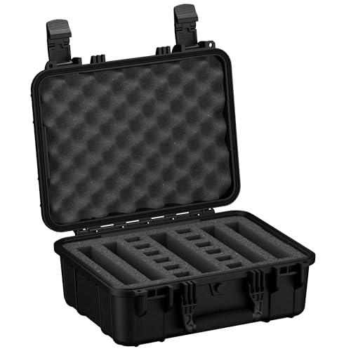 Condition 1 Waterproof Gun Case Black Model 179 | TSA Approved Hard Pistol Storage