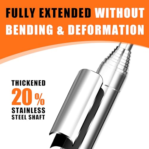 Golf Ball Retriever Telescopic 9Ft with Grabber, Stainless Steel Water-Use Pick Up
