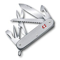 Victorinox Farmer X Alox Swiss Army Knife - 10 Function Pocket Tool, Silver