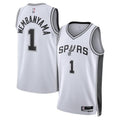 Youth San Antonio Spurs Wembanyama NBA Swingman Jersey White 8-12 Association Edition