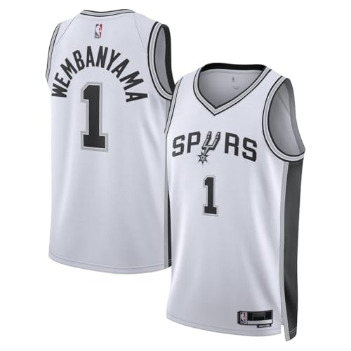 Youth San Antonio Spurs Wembanyama NBA Swingman Jersey White 8-12 Association Edition