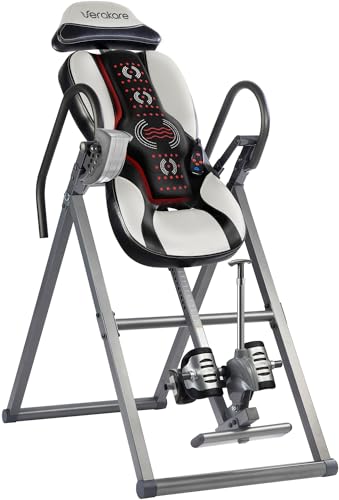 Verakare Advanced Heat & Massage Inversion Table with Lumbar Pad