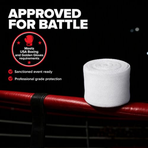 Ringside Boxing Hand Wrap Gauze Rolls 50 Pack 2x15 Yards Professional Support