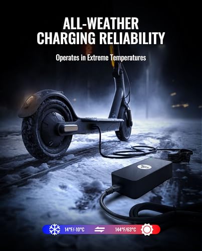 TerraXper Fast Charger for Segway Ninebot MAX G3 F3 F3 Pro GT3 ZT3 Pro 48V E-Scooter