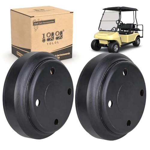 Golf Cart Rear Brake Drums for Club Car DS & Precedent 1995-up 2 Pack